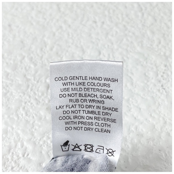 Ghanda Co. Rosa Blue Paisley Knit Flare Pants Size 8 - Picture 11 of 12